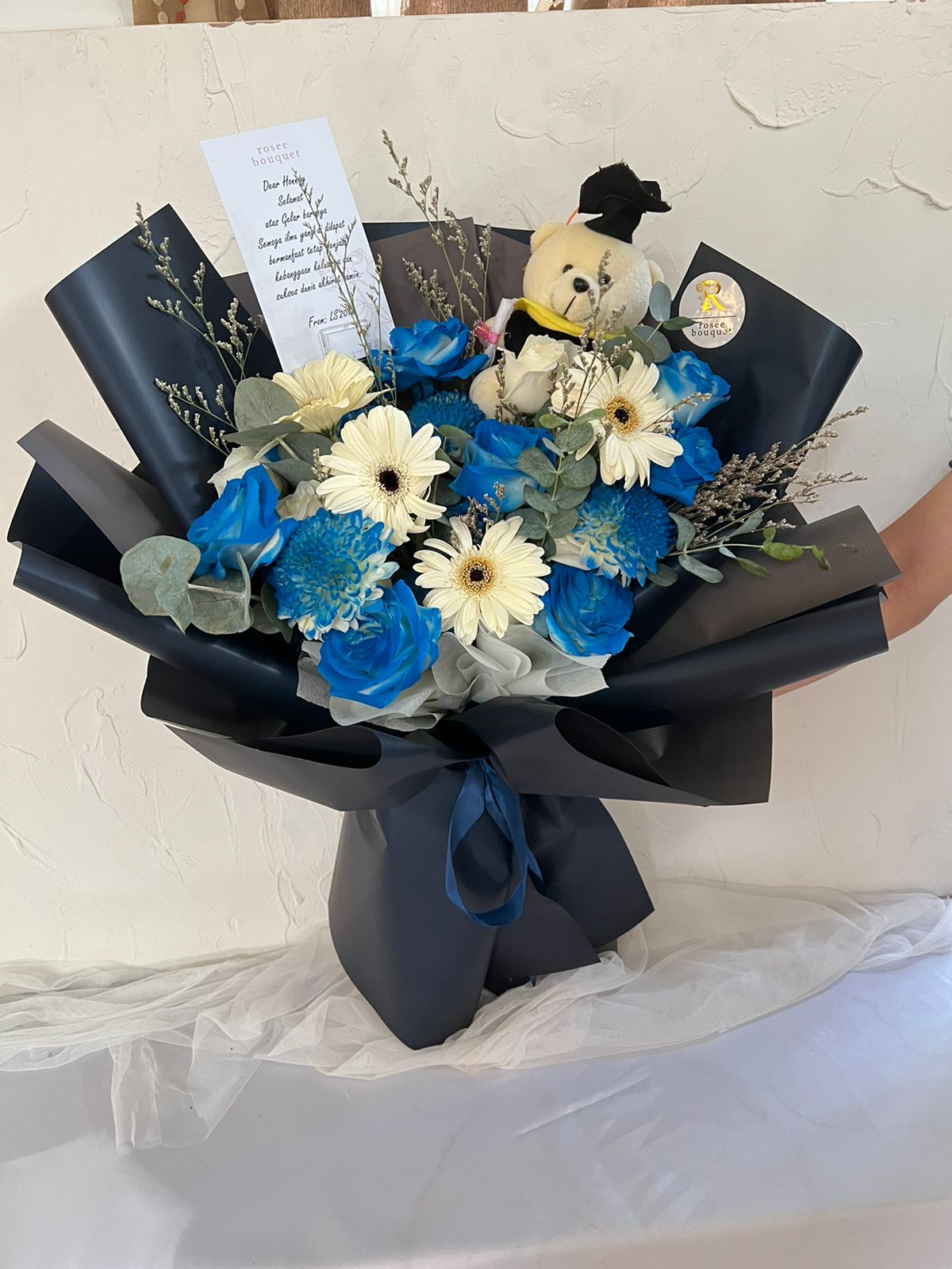 Fairies bouquet L with bear (1)